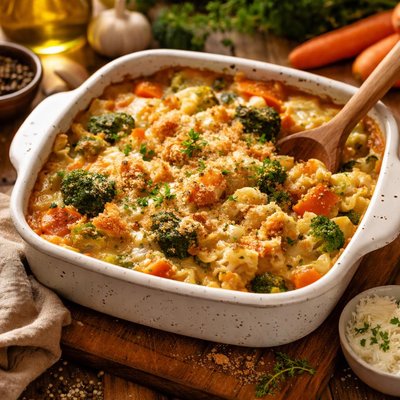 Image of Mixed Vegetable Casserole Gronsaksgratin