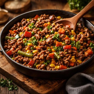 Image of Mixed Veggies Ground Beef