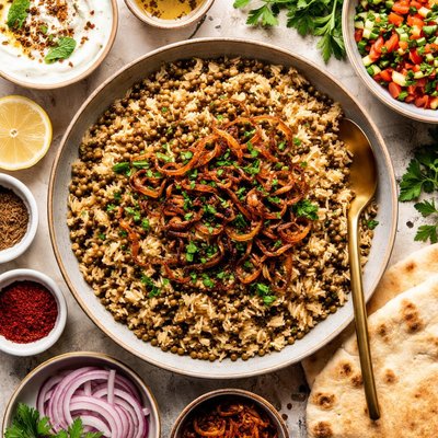 Image of Mjadra Lentils and Rice