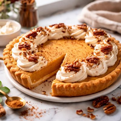 Image of Mmmm Tasty Pumpkin Chiffon Pie