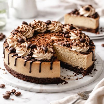 Image of Mocha Cappuccino Cheesecake