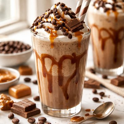 Image of Mocha Caramel Kahlua Milkshake