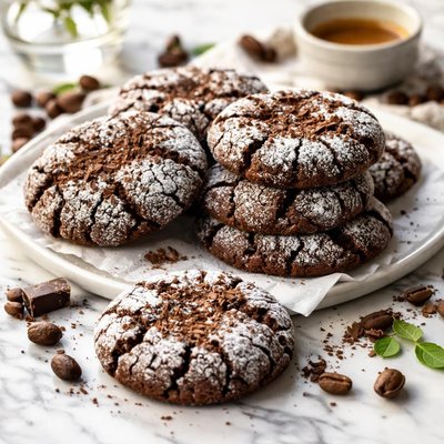 Image of Mocha Crackle Cookies