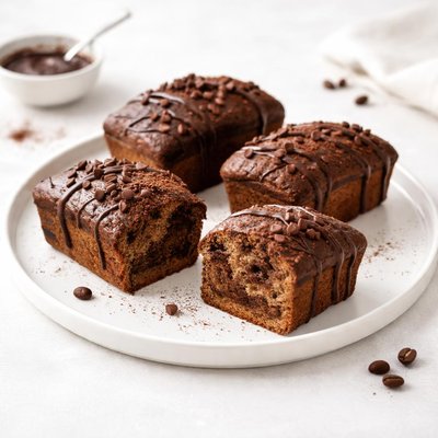 Image of Mocha Mini Bread Loaves
