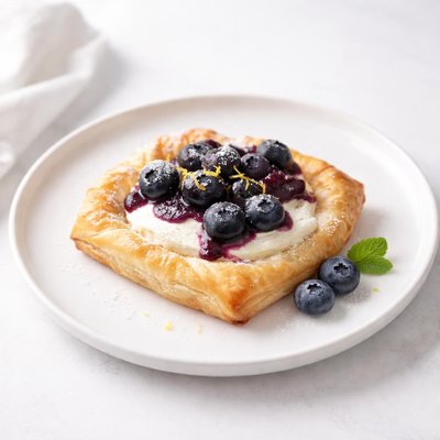 Image of Mock Blueberry Cream Cheese Danish Ww 2 Pts