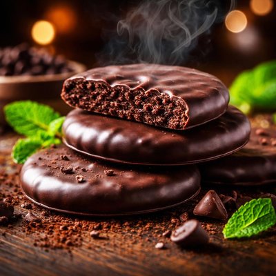 Image of Mock Girl Scout Thin Mint Cookies