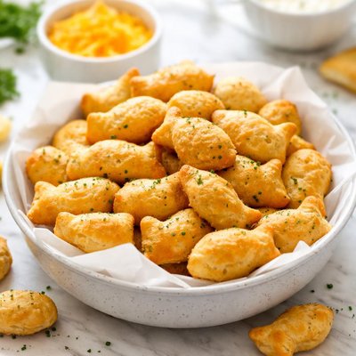 Image of Mock Goldfish Cheese Puffs