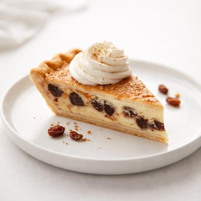 Image of Mock Sour Cream Raisin Pie