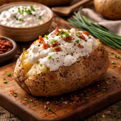 Image of Mock Sour Cream Topping for Baked Potatoes