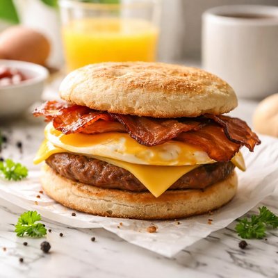 Image of Mockdonald Breakfast Sandwich
