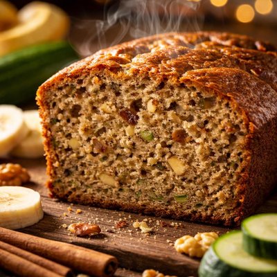 Image of Modified Banana Zucchini Bread