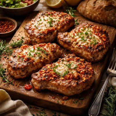 Image of Moist and Delicious Italian Pork Chops