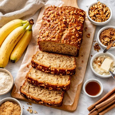 Image of Moist and Easy Banana Bread
