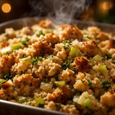 Image of Moist Bread Dressing or Stuffing