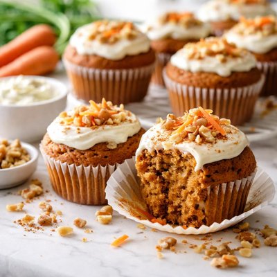 Image of Moist Carrot Muffins