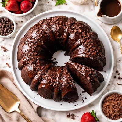 Image of Moist Chocolate Bundt Cake