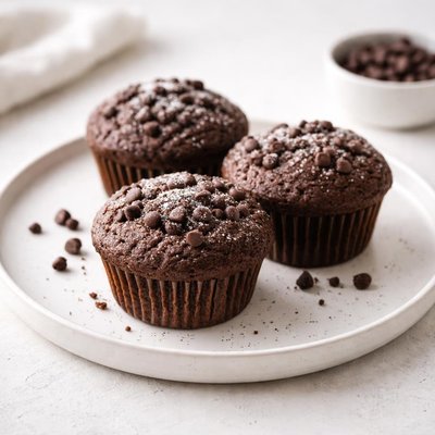 Image of Moist Chocolate Muffins