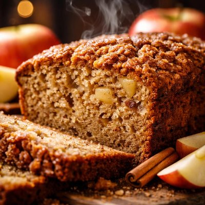 Image of Moist Cinnamon Apple Quick Bread