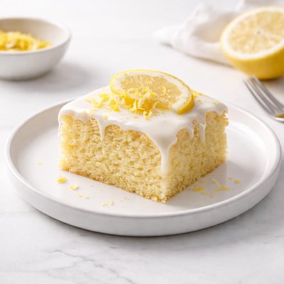 Image of Moist Crock Pot Lemon Cake