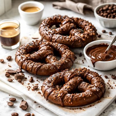 Image of Mokka Chocolate Pretzels