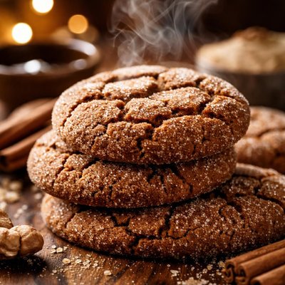 Image of Molasses Crinkles Cookies