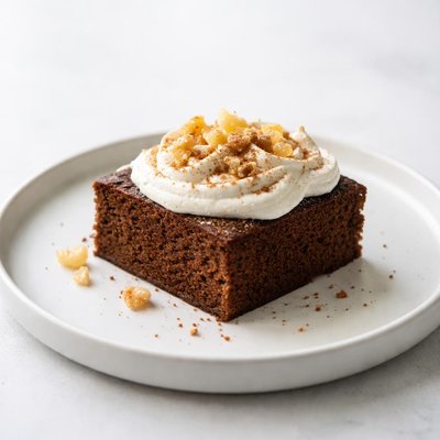 Image of Molasses Gingerbread Cake with Mascarpone Cream
