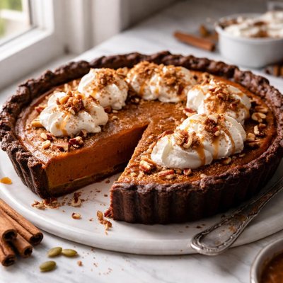 Image of Molasses Pumpkin Pie