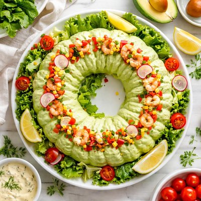 Image of Molded Avocado Cream Salad