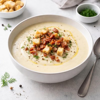 Image of Moldovan Cream of Potato Soup