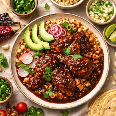 Image of Mole Con Chica Pollo