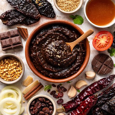 Image of Mole Paste Used for Making Mole Sauce