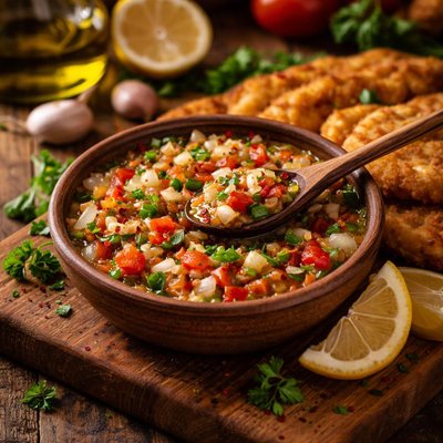 Image of Molho Cru Portuguese Sauce for Fried Fish