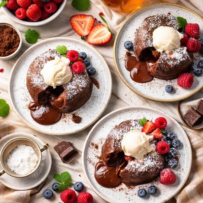 Image of Molten Lava Cakes Gluten Free