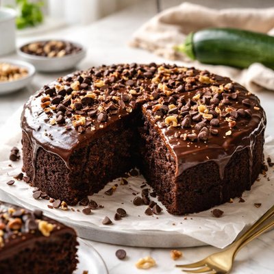 Image of Moms Chocolate Zucchini Cake