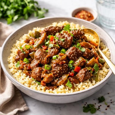 Image of Mongolian Lamb Casserole with Couscous