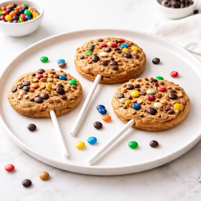 Image of Monster Cookie Pops Big Cookies on a Stick