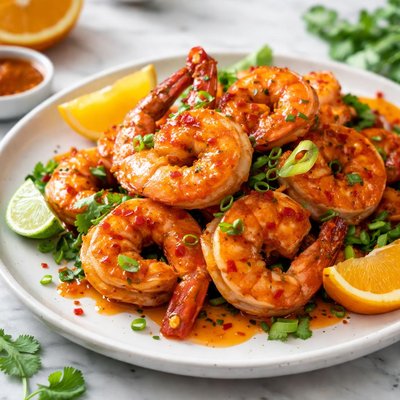 Image of Monster Shrimp with Orange Chili Glaze