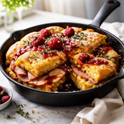Image of Monte Cristo Cornbread Skillet Supper