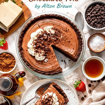 Image of Moo Less Chocolate Pie by Alton Brown
