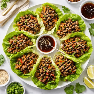 Image of Moo Shu Beef Lettuce Cups 4 Points