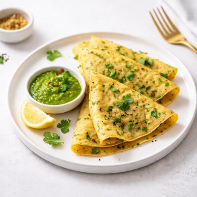 Image of Cheela de Moong Dal sin lácteos