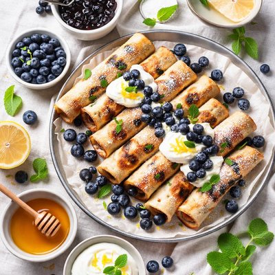 Image of Moosbeerpascherln Blueberry Blini