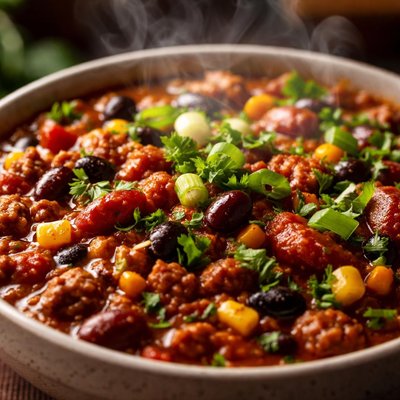 Image of Moosewood Red Gold Black and Green Chili