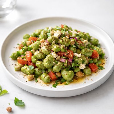 Image of Moroccan Broad Fava Bean Salad