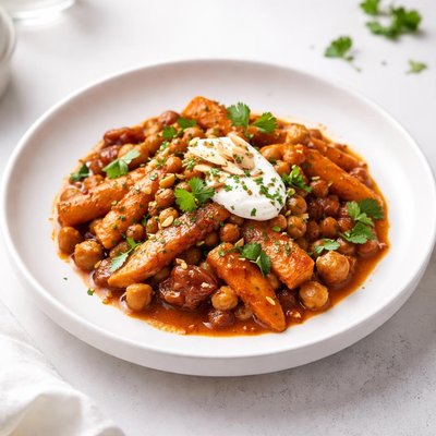 Image of Moroccan Carrot and Chickpea Tagine