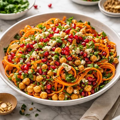 Image of Moroccan Carrot Chickpea Salad