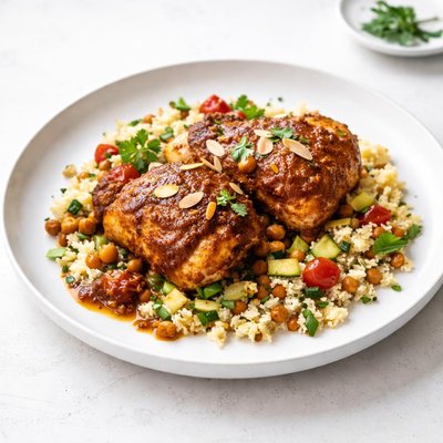 Image of Moroccan Chicken and Couscous