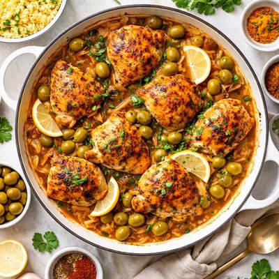 Image of Moroccan Chicken with Olives