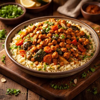 Image of Moroccan Couscous Chickpeas