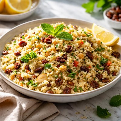 Image of Moroccan Couscous with Raisins